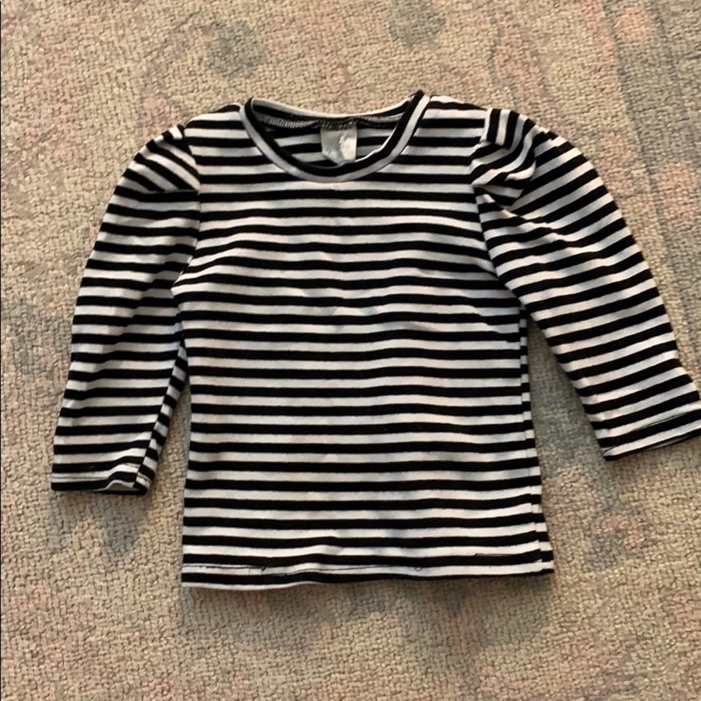 Black and white striped shirt